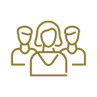 icon of three people